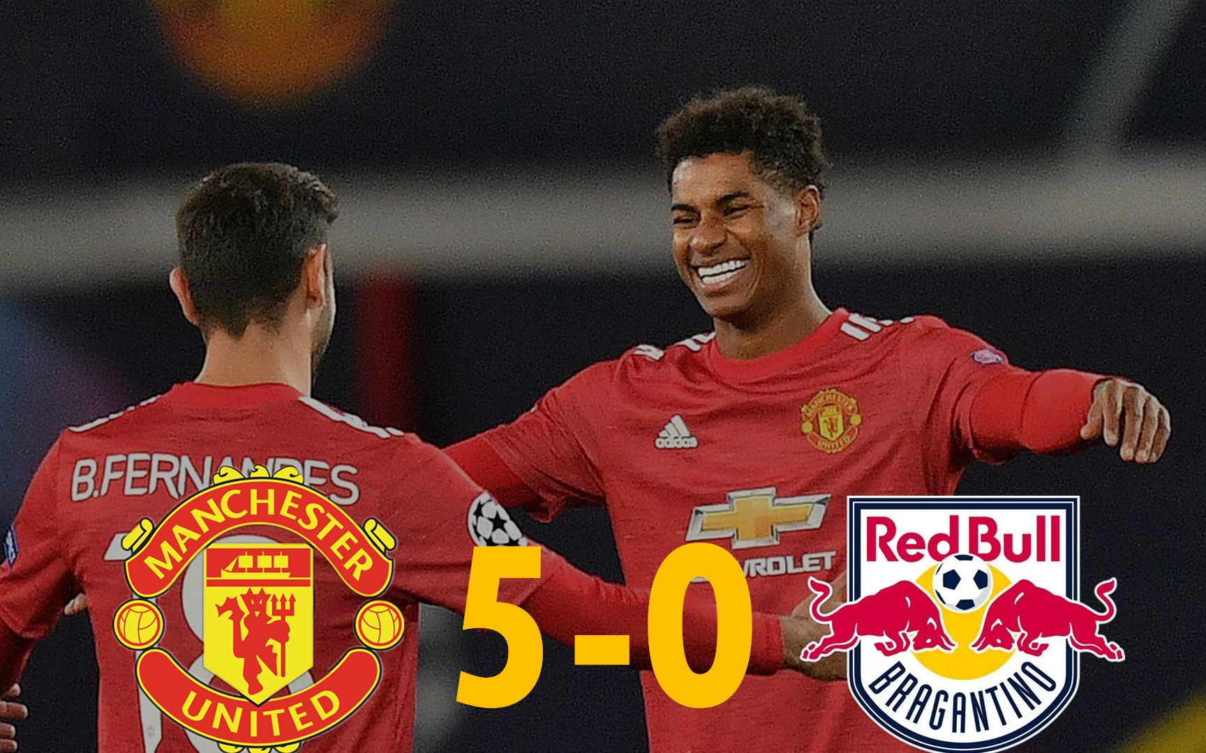 中国逆转莱比锡红牛，拉什福德刷新纪录