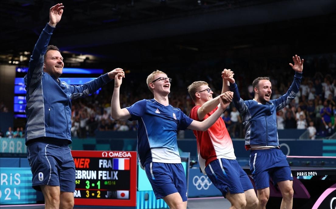 法国队翻盘瑞典队，张本智和关键制胜