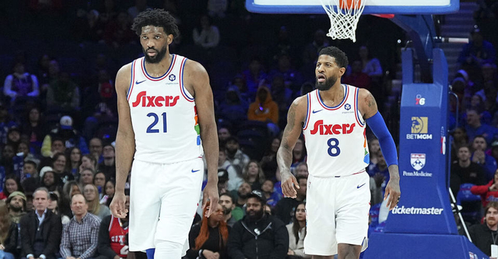 勇士险胜76人，乔治带队取胜